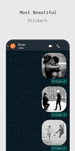 Romantic Stickers for WA screenshot 2