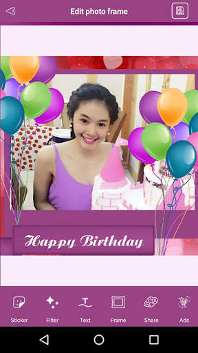 Happy Birthday Photo Frames Editor screenshot 3