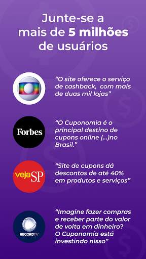 Cuponomia: Cupons e Cashback screenshot 6