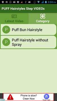 PUFF Hairstyles Step VIDEOs screenshot 3