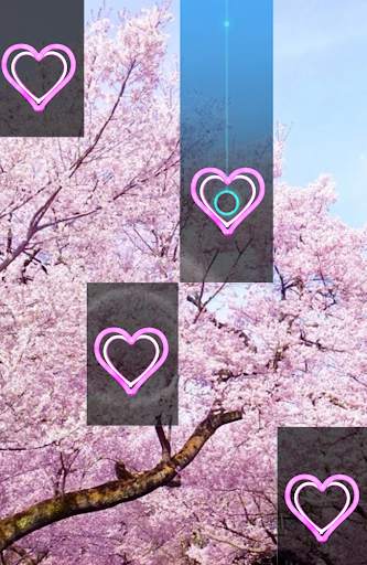 Pink Piano Sakura Tiles Leaf Live HD  Tree Game screenshot 3