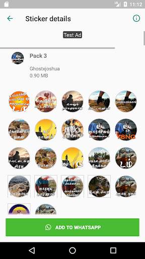 tamil pubg sticker screenshot 5