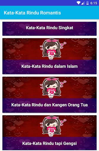 Kata-Kata Rindu Romantis screenshot 12