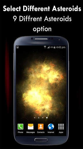 3D Galaxy live Wallpaper screenshot 7
