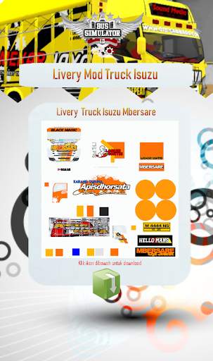 Livery Mod Truck Isuzu NMR71 screenshot 4