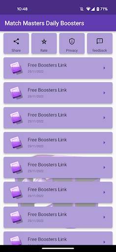 Match Masters Daily Boosters screenshot 1