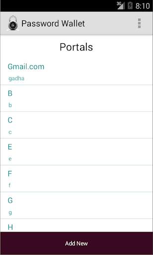 Password Wallet screenshot 2