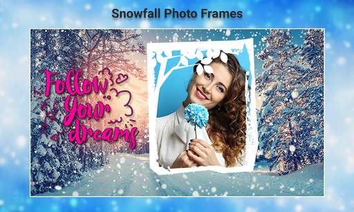 Snowfall Photo Frames 2 تصوير الشاشة