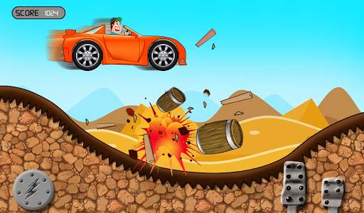 Speedy Hill Car Racing скриншот 5