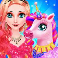 Girl Games: Unicorn & Princess logo