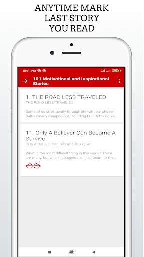 101 Best Motivational Stories in English Offline screenshot 5