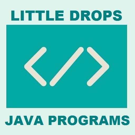 Learn Java Programs 3.1