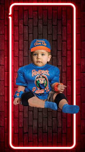 John Cena Wrestling Costume Photo Editor 1 تصوير الشاشة
