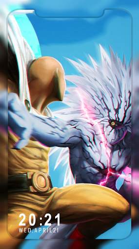 One Saitama Punch Wallpaper man HD screenshot 2