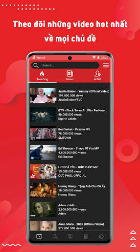 HBTube - Trình phát nhạc và video miễn phí screenshot 6