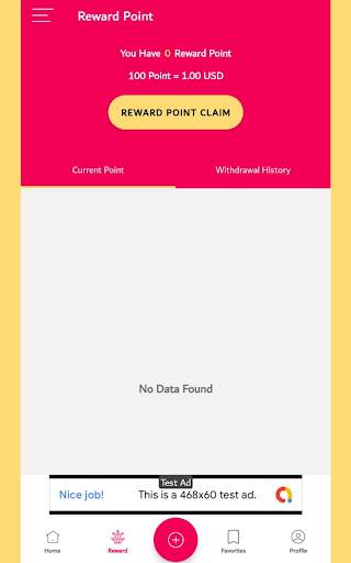 Pout Status Reward App screenshot 1