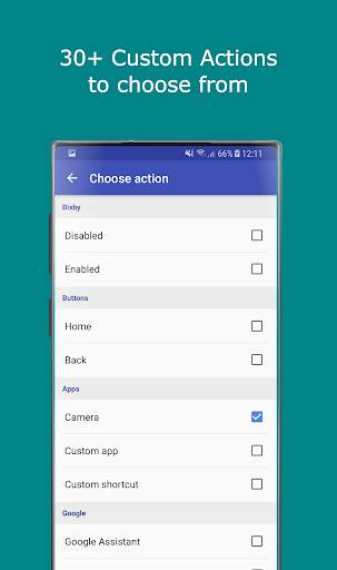 Power Button Remapper for S20 Note10 - sideActions screenshot 6