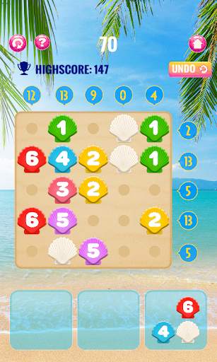 Number puzzle game – Beach *Gold Edition screenshot 4