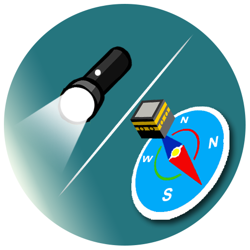 Easy Flash Light and Qibla Compass icon