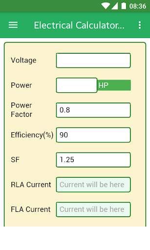 Electrical Calculators screenshot 3