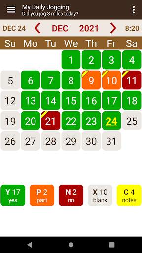 Habit Calendar: Habits Tracker screenshot 1