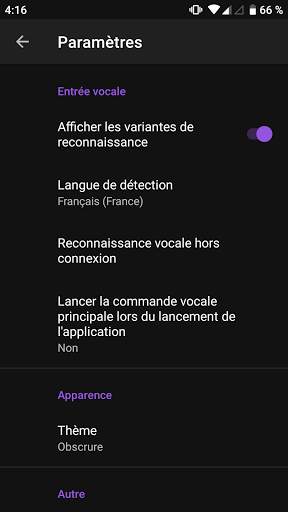 Recherche vocale - Recherche rapide et assistant screenshot 4