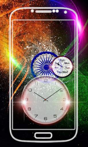 Indian Clock Live Wallpaper screenshot 2