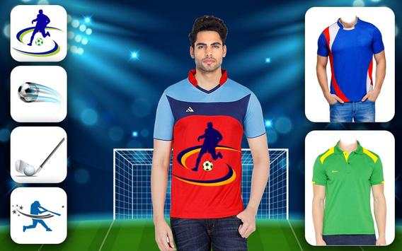 Sports Jersey Design Maker - T Shirt Photo Editor 1 تصوير الشاشة