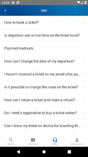 Intercars - bus tickets screenshot 5