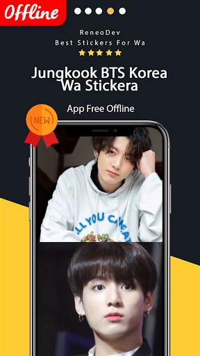 Jungkook BTS Wa Sticker screenshot 2
