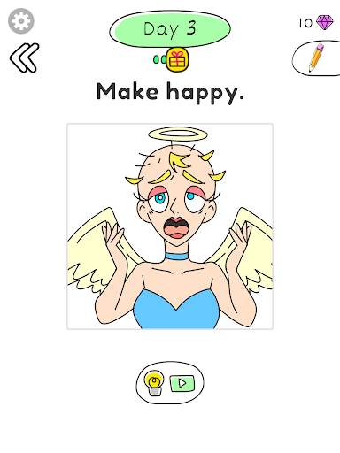 Draw Happy Angel :drawing apps screenshot 3