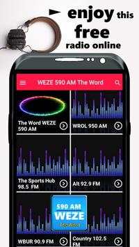 WEZE 590 Christian Music Boston 1 تصوير الشاشة
