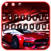 Red Speed Racing Car Keyboard 10001002