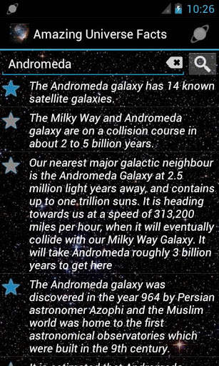 Amazing Universe Facts OFFLINE screenshot 1