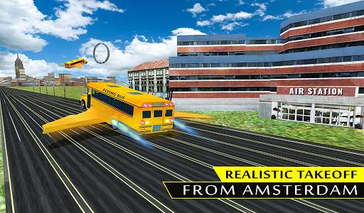 US Flying Bus pilot Transport:High School bus 2018 screenshot 8