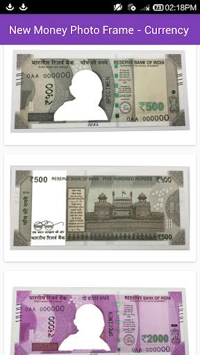 New Money Photo Frame Currency screenshot 1