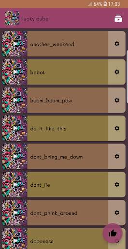 Playlist Lucky dub offline screenshot 1