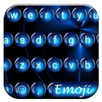 Spheres Blue Emoji Keyboard logo