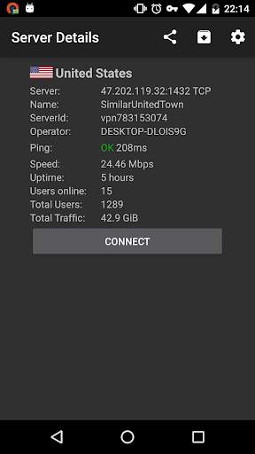 VPN Servers for OpenVPN screenshot 2