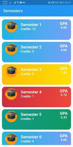 GPA Calculator screenshot 2
