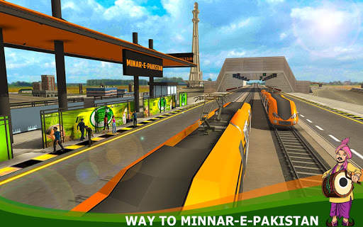 Orange Line Metro Train Game: New Train Simulator screenshot 7