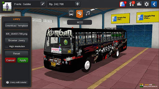 Bus Livery India Kerala Komban screenshot 3