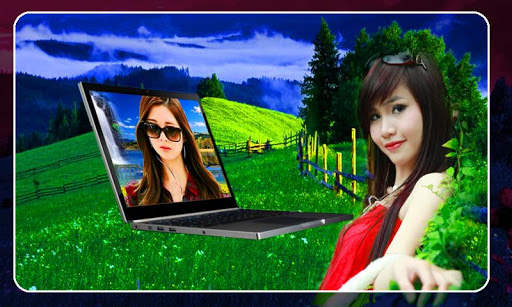 Laptop photo frame editor screenshot 1