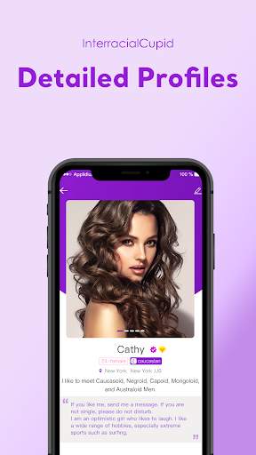 Interracial Cupid: Black, White & Asian Dating App screenshot 2