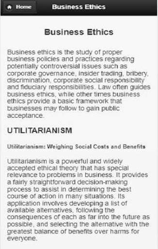 Business Ethics screenshot 3