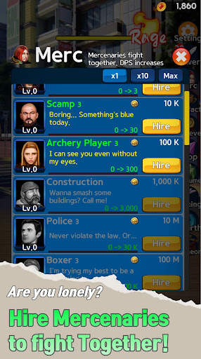 Fighting Girl - Clicker Game screenshot 4