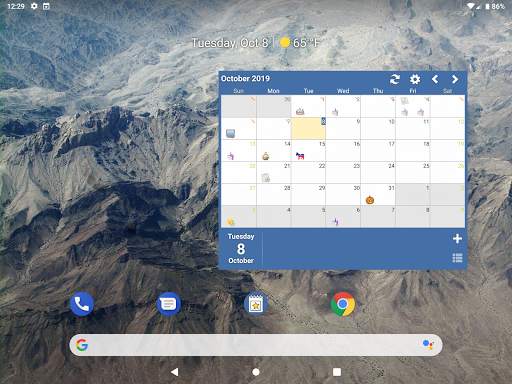 Blik Calendar Widget скриншот 8