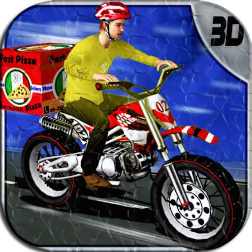 Pizza Delivery Bike Rider - 3D Racing 11