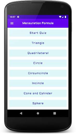 Mensuration Formula App screenshot 3