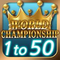 1to50 - WORLD CHAMPION logo